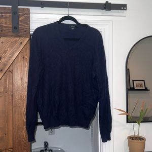 Navy Jcrew Italian Cashmere Sweater Large